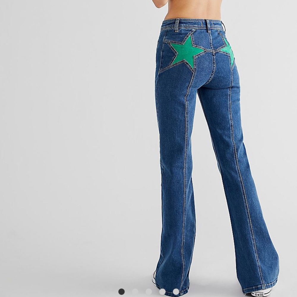 Free People firecracker flare jeans size 26 short